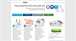 Desktop Screenshot of praxisberater-online.de